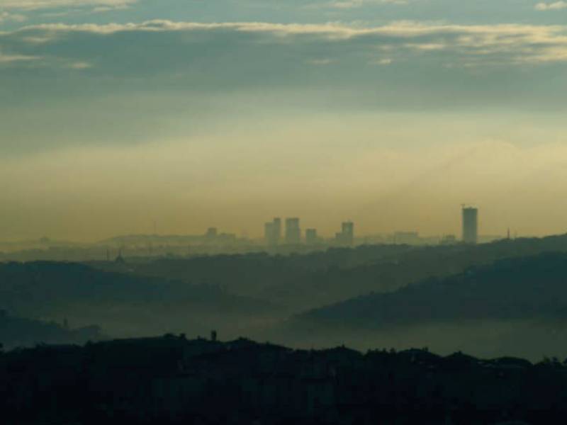 City with pollution